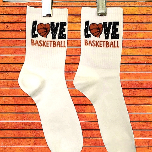 'Love Basketball' Socks - Picture 1 of 1